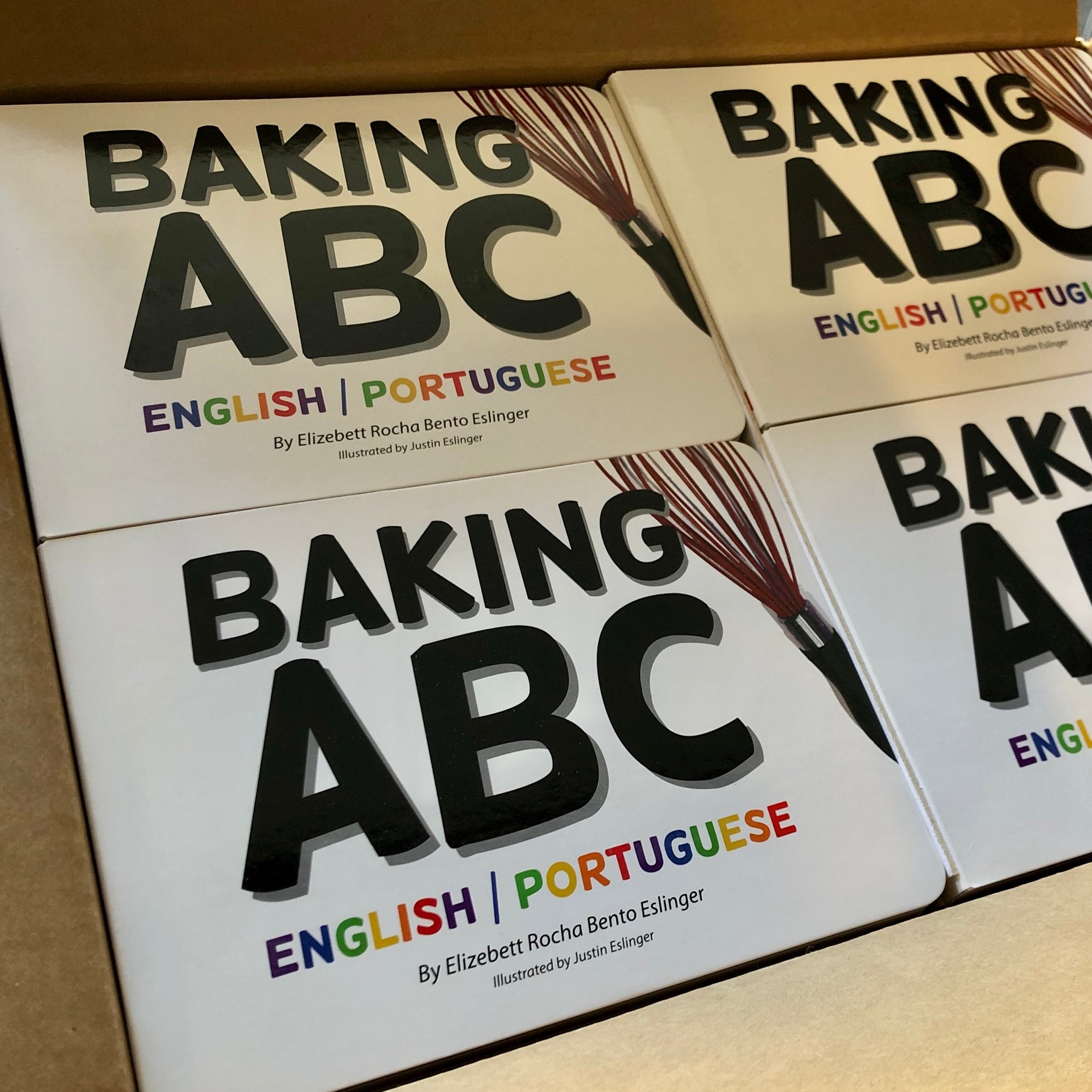 Baking ABC Multiplied - Portuguese Children's Book